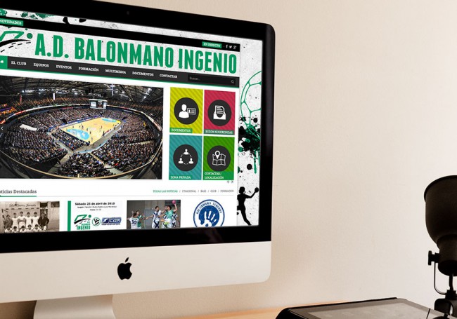 Diseño Web - Joomla - Asociación Deportiva Balonmano Ingenio
