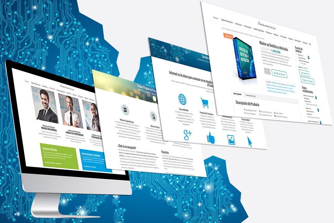 Screenshots - Web Aicad Business School - Natalia Mikhaylov